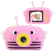 Цифровой детский фотоаппарат XoKo KVR-100 Bee Dual Lens розовый (KVR-100-PN): Тип цифровая фотокамера