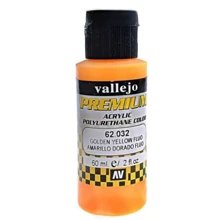 Краска Vallejo акрил-полиуретановая "Premium Color", золотистый флуоресцентный VLJ62032: Производитель Vallejo