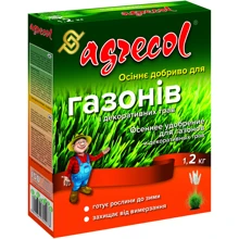 Добриво Agrecol осіннє для газонів, 1.2кг (30227): Призначення Для газонів