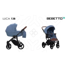 Универсальная коляска 2 в 1 Bebetto LUCA (13) синий (черная рама) (503.20.18.B13): Тип коляски универсальная коляска (2-в-1)