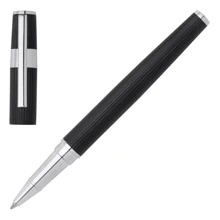 Ручка-ролер Hugo Boss Gear Pinstripe Black/Chrome (HSV2855A): Виробник Hugo Boss
