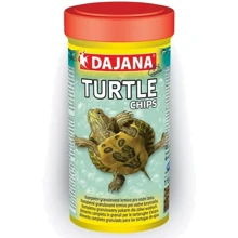 Корм для всіх видів водяних черепах Dajana Turtle Chips у чіпсах 250 мл/100 г (DP154B (5828)): Призначення Для всеядных рептилий