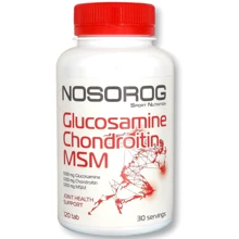 Nosorog Glucosamine Chondroitin MSM Глюкозамин Хондроитин МСМ 120 таблеток: Форма выпуска Таблетки