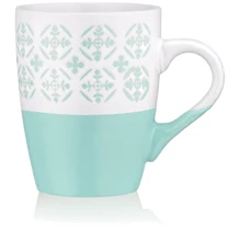 Кружка Ardesto Ornament керамика 320 мл Бело-голубой (AR3045LB): Форма конус