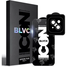 Защитное стекло для iPhone ArmorStandart Tempered Glass Supreme Plus Icon Black for iPhone 14 (ARM68071): Тип защиты экрана на экран