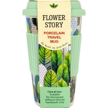 Термостакан Keramia Flower story 440 мл (21-279-122): Объем, л 0.44