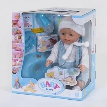 Пупс Baby Love функциональный с аксессуарами (BL 030 B): Производитель Baby Love