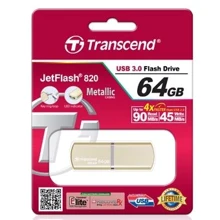 USB-флешка Transcend 64GB JetFlash 820 USB 3.0 Gold Plating (TS64GJF820G): Стандарт USB USB 3.0