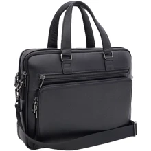 Мужская сумка мессенджер А4 Ricco Grande черная (K17564-3bl-black): Пол Мужской