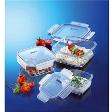 Емкость для хранения Набор емкостей для хранения Luminarc Pure Box G8598 (3 пр.): Диапазон температур, °C от -40 до +250 °C
