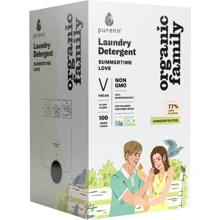 Натуральное жидкое средство-концентрат Purenn Organic Family Summer Time Love с календулой для стирки цветных и темных вещей 3 л 100 циклов стирки (4751024880852): Вид стирки Автоматическая