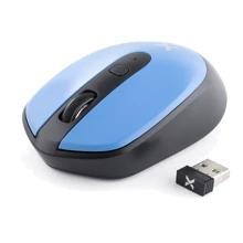 Мишка Vinga MSW-908 Silent Click blue: інтерфейс підключення Wireless (радіо інтерфейс)