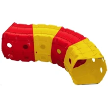 Дитячий Ігровий тунель DOLONI TOYS 01471 Тунель 4 секції (Червоно-жовтий): Виробник DOLONI TOYS