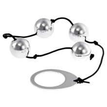 Анальные бусы Kinx Heavy Metal Anal Beads Silver, 22.5x2 см: Для кого Унисекс