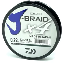Daiwa J-Braid X4E 0,29mm 135m Dark Green: Тип Шнур