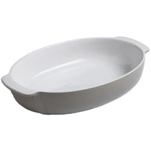 PYREX SIGNATURE 25x18 см /для запекания/овальн/керам/серый (SG25OR4): Крышка Нет