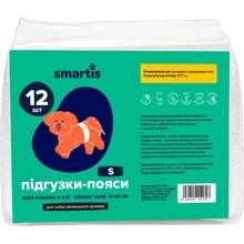 Подгузники для собак Smartis S 42х17 см 12 шт (10161): undefined undefined