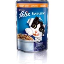 Влажный корм для котов Felix Fantastic с индюшкой в желе 100 г (7613034441881): Тип Влажный корм