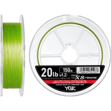 Шнур YGK Frontier Braid Cord X8 150m (зелений) # 1.2 / 0.185mm 20lb / 9.0kg (5545.02.97): Тип Шнур