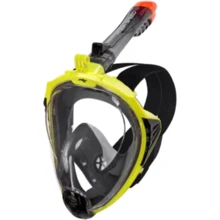 Маска для дайвінгу Повнолицева маска Aqua Speed DRIFT 9942 чорний, жовтий Уні L/XL (249-38): Призначення універсальні