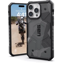 Чехол для iPhone Urban Armor Gear UAG Pathfinder SE MagSafe Geo Camo (114283114033) for iPhone 15 Pro: Цвет серый
