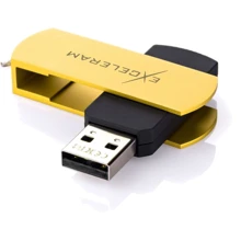 USB-флешка eXceleram 64GB P2 Series USB 2.0 Yellow2/Black (EXP2U2Y2B64): Стандарт USB USB 2.0