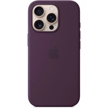 Чехол для iPhone Apple iPhone 16 Pro Silicone Case with MagSafe - Plum (MYYM3ZM/A): Цвет бордовый