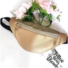 Женская поясная сумка Sambag Hoso MSH золотая (82118023b): Пол Женский