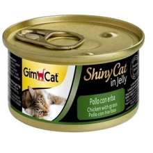 Влажный корм GimCat Shiny Cat для кошек с курицей и травой в желе 70 g (4002064413266): Тип Консервы