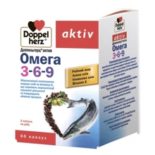 Doppelherz Омега 3-6-9 60 капсул: Тип Омега 3-6-9