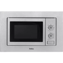 Встраиваемая микроволновая печь Amica AMMB20M1GI: Цвет серебристый