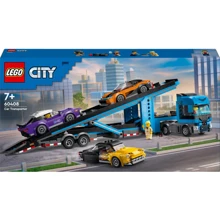 Конструктор LEGO City Грузовик-транспортер со спортивными авто (60408): Серия City