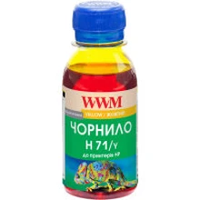 Чернила WWM HP №711 100г Yellow (H71/Y-2): Цвет Yellow