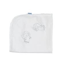 Плед для крещения Twins Linen Angel 100x100 см белый 1406-КТL-100/100-01: Тип Плед