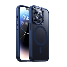 Чехол для iPhone Benks MagClap Mist Protective Blue Titanium for iPhone 15 Pro : Цвет синий