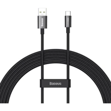 Кабель Baseus USB Cable to USB-C Superior Series Fast Charging Data 65W 2m Black (CAYS001001): Тип USB Cable - USB-C