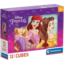 Кубики-пазл Clementoni Disney Princess 12 елементів (41197): Тип кубики