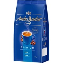 Кофе в зернах Ambassador Premium 1 кг (8720254065083): Вид напитка кофе в зернах