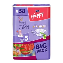 Подгузники Bella Baby Happy Junior 12-25 кг 58 шт: undefined undefined