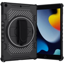 Аксессуар для iPad BeCover Mecha Armored Shockproof Case with Stand Black for iPad 10.2 (2019-2021) (709933): Цвет черный