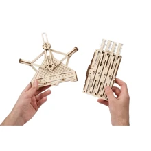 Механический 3D пазл UGEARS Арифметический набор STEM 2 в 1 Механический усилитель и Механический умножитель (70152): Вид наука и техника