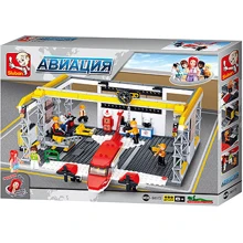 Конструктор Sluban Авіація Ангар 596 деталей (M38-B0372): Виробник Sluban