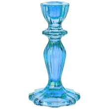 Украшение помещений Подсвечник стеклянный Talking Tables серии Boho синий (BOHO-BLUCNDLHOLD): undefined undefined