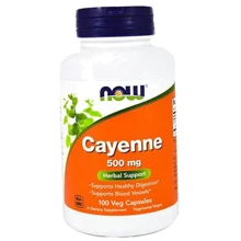 Now Foods Cayenne, 500 mg, 100 Capsules: Форма выпуска Капсулы