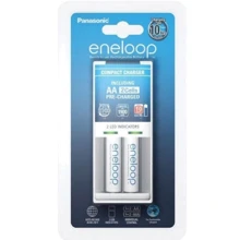Panasonic Compact chrger + Enellop 2AA 1900mAh (K-KJ50MCC20E): undefined undefined