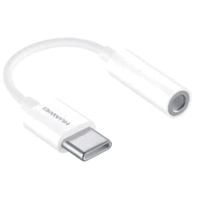 Адаптер Huawei Adapter USB-C to Mini-jack 3.5 CM20 9cm White (55030086): Колір білий