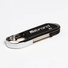 USB-флешка Mibrand 4GB Aligator Black USB 2.0 (MI2.0/AL4U7B): Стандарт USB USB 2.0