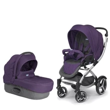 Chicco Artic (фиолетовый) + люлька Lavender + колеса (79374.74.02): Тип коляски универсальная коляска (2-в-1)