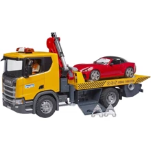 Евакуатор Bruder Scania Super 560R з краном-маніпулятором та автомобілем (03552): Виробник Bruder