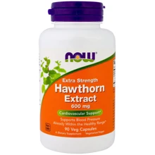 Now Foods Hawthorn Extract Extra Strength Экстракт боярышника 600 мг 90 капсул: Форма выпуска Капсулы